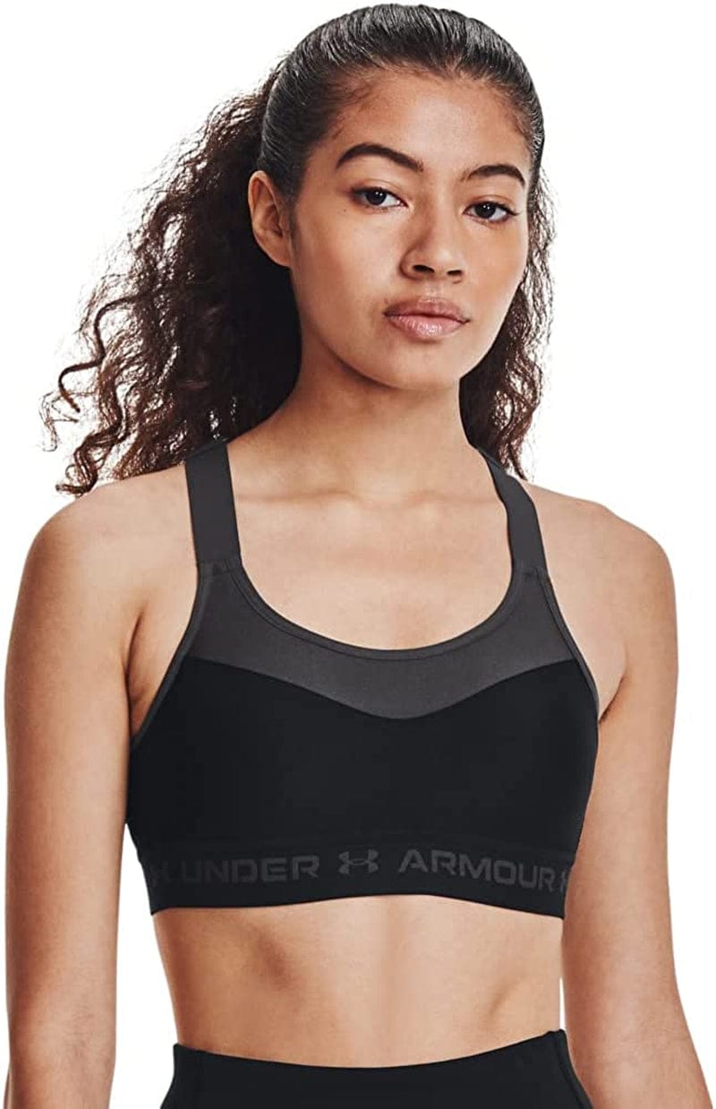 Women'S High Impact Crossback Bra Black (001)/Jet Gray / 38B