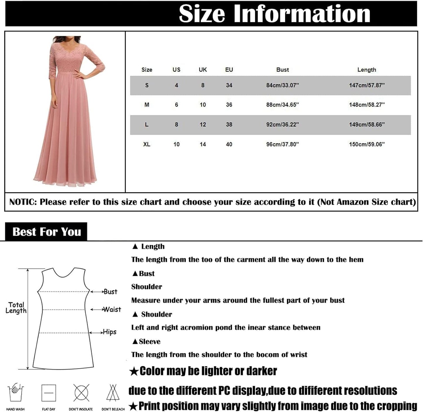 Women'S Homecoming Dresses Temperament Long Sleeve Casual Lace Stitching Solid Color Fall Dress, S-XL