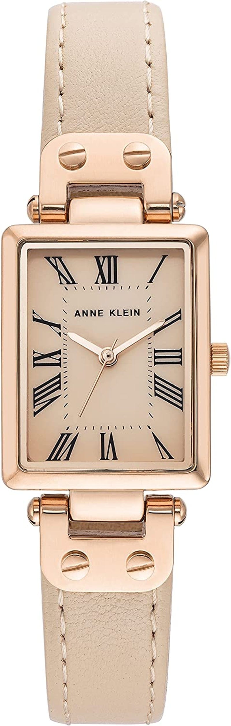 Women'S Leather Strap Watch, AK/3752 Rose Gold/Blush Pink