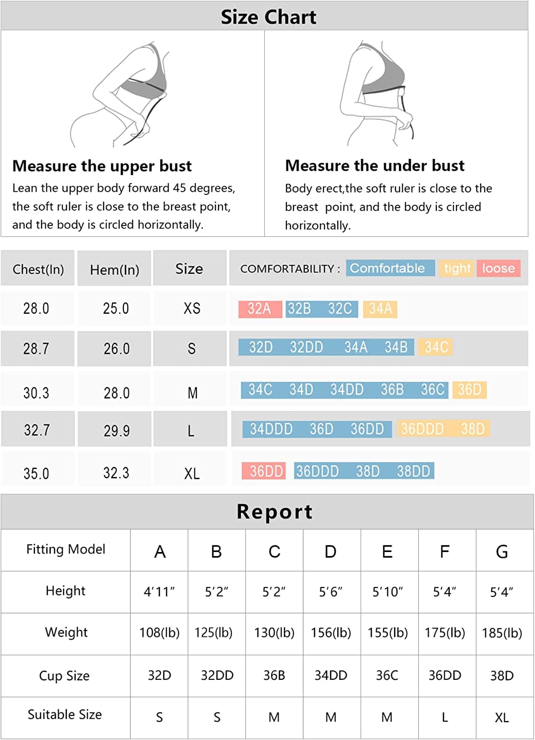 Women’S Longline Sports Bra Wirefree Padded Medium Support Yoga Bras Gym Running Workout Tank Tops