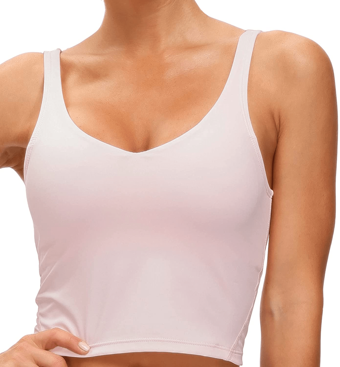 Women’S Longline Sports Bra Wirefree Padded Medium Support Yoga Bras Gym Running Workout Tank Tops Apparel & Accessories > Clothing > Underwear & Socks > Bras Kylie Max