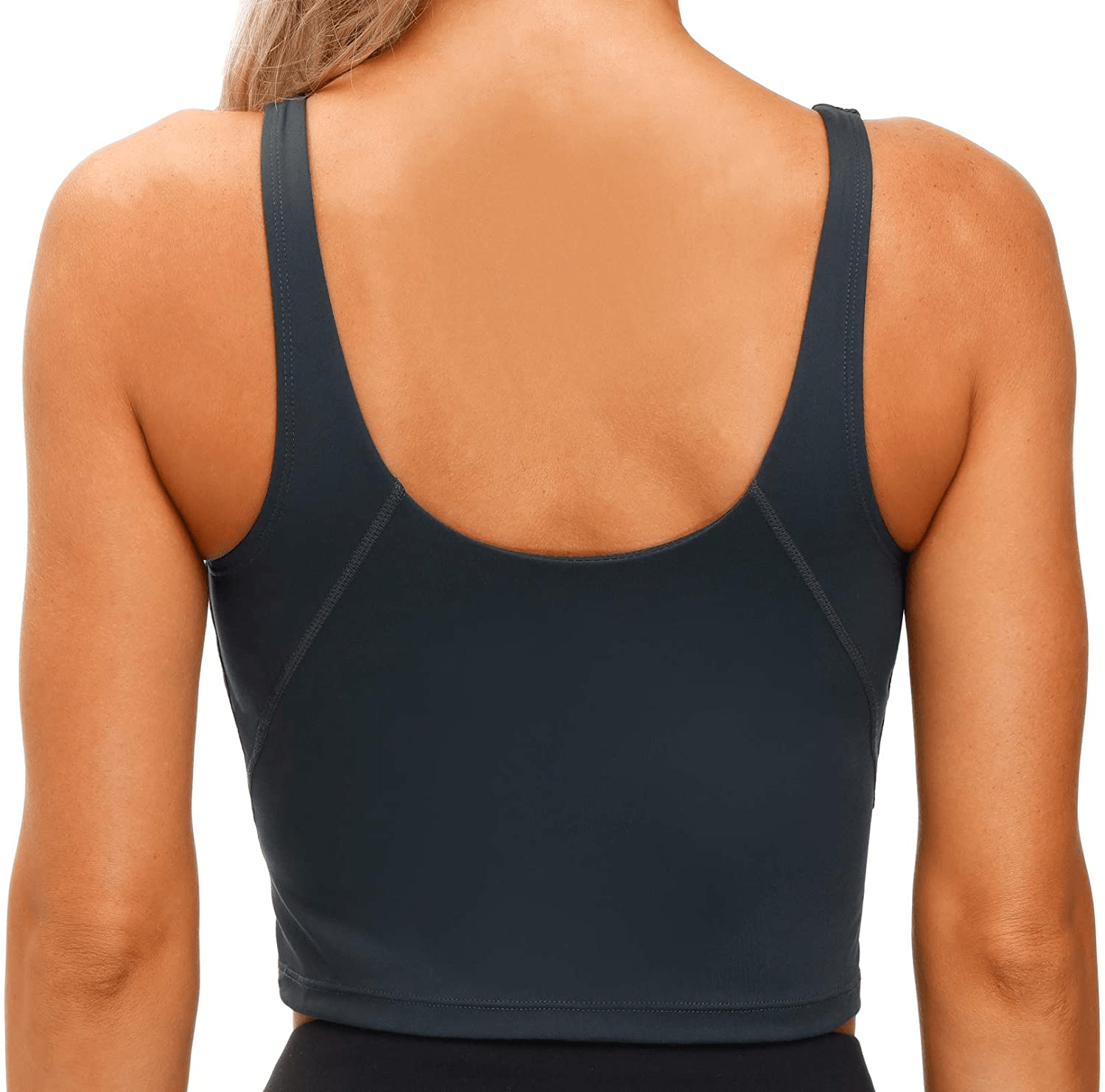Women’S Longline Sports Bra Wirefree Padded Medium Support Yoga Bras Gym Running Workout Tank Tops Apparel & Accessories > Clothing > Underwear & Socks > Bras Kylie Max