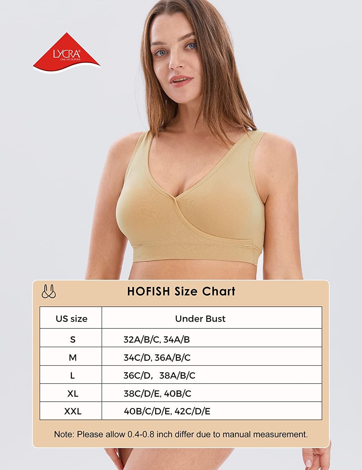 Women'S Lycra Wireless Nursing & Maternity Sleep Bra Everyday Shirts for Breastfeeding