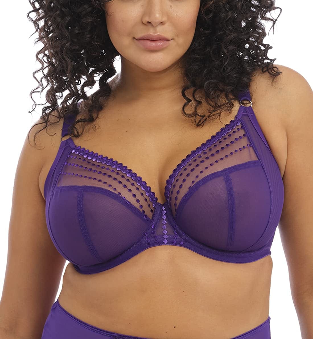 Women'S Matilda Unlined Plunge Underwire Bra with J-Hook Iris / Matilda Unlined Plunge Underwire Bra With J-hook / 32H