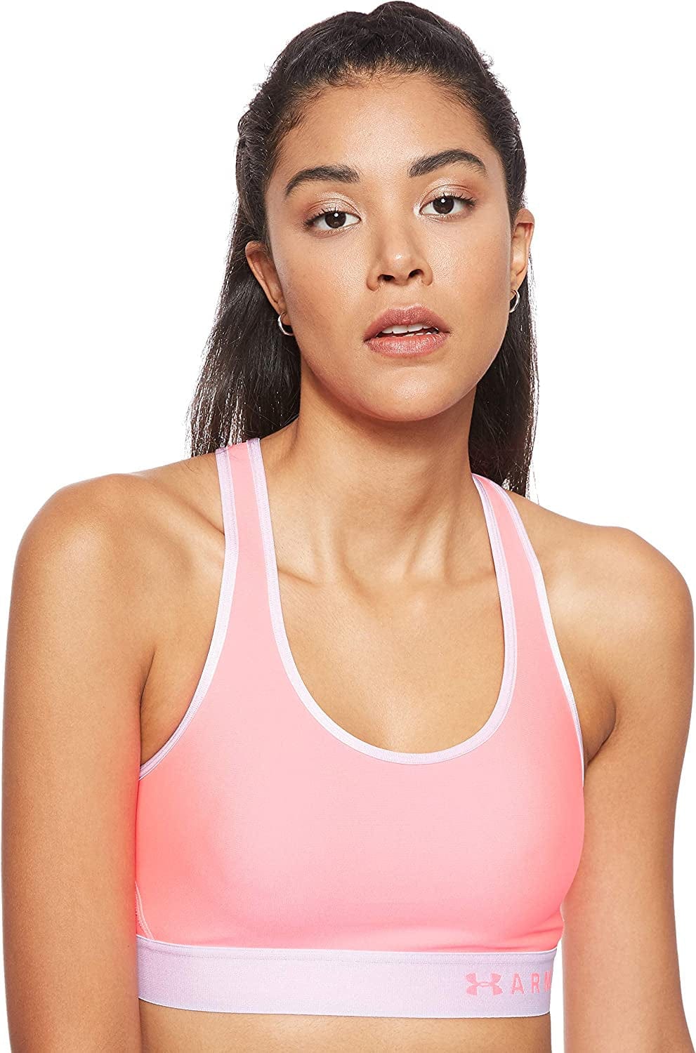 Women'S Mid Keyhole Sports Bra Mojo Pink (641)/Mojo Pink / X-Large
