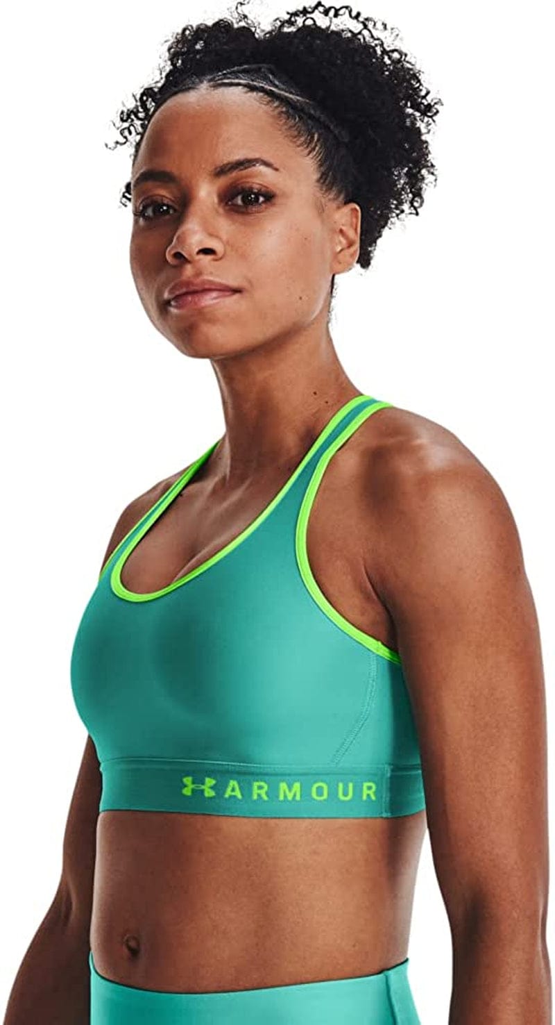 Women'S Mid Keyhole Sports Bra Neptune (369)/Quirky Lime / X-Large