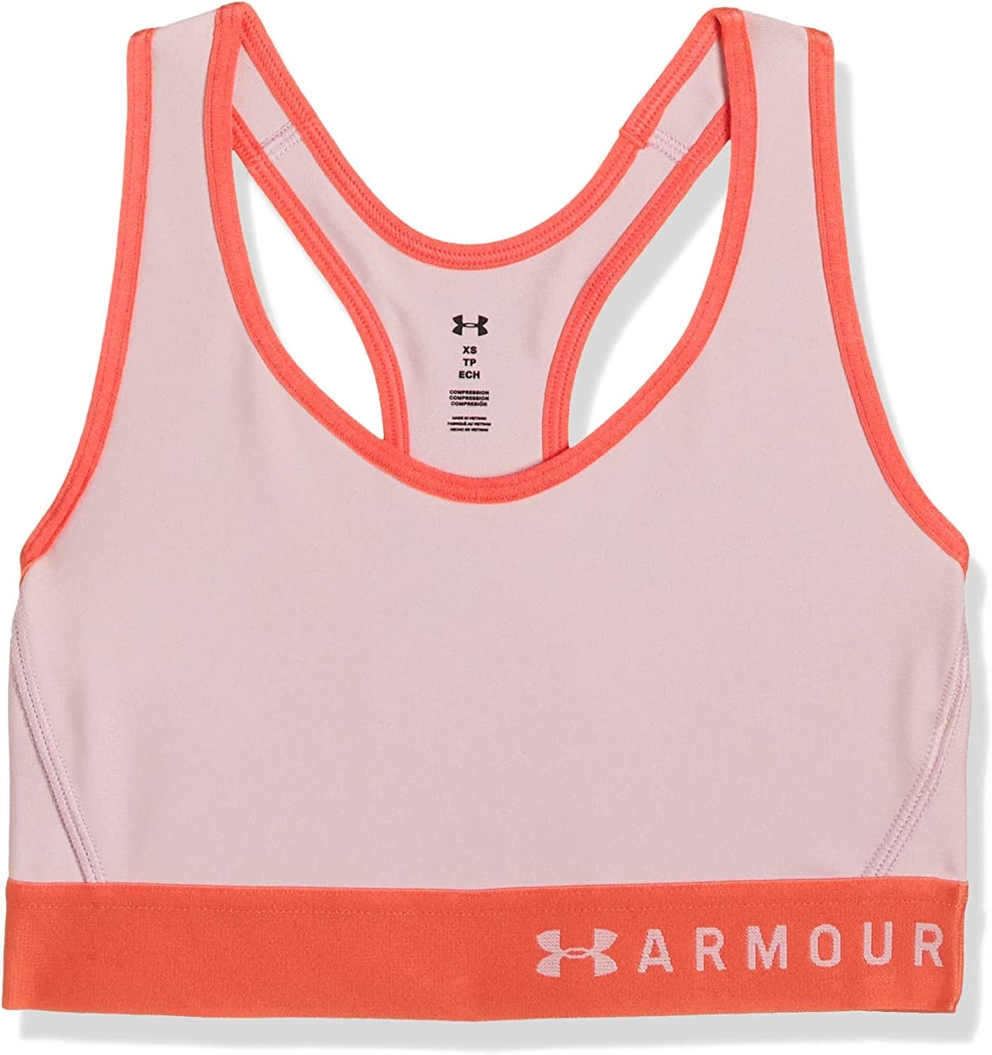 Women'S Mid Keyhole Sports Bra Retro Pink (676)/Quirky Lime / X-Small