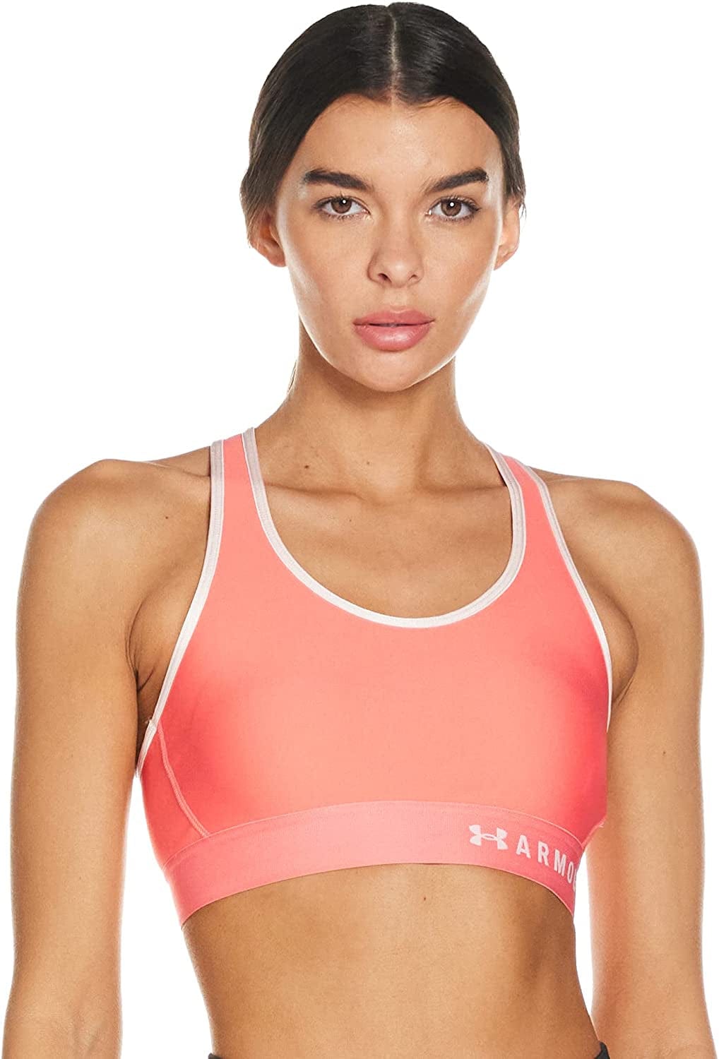 Women'S Mid Keyhole Sports Bra Brilliance (819)/White / X-Large