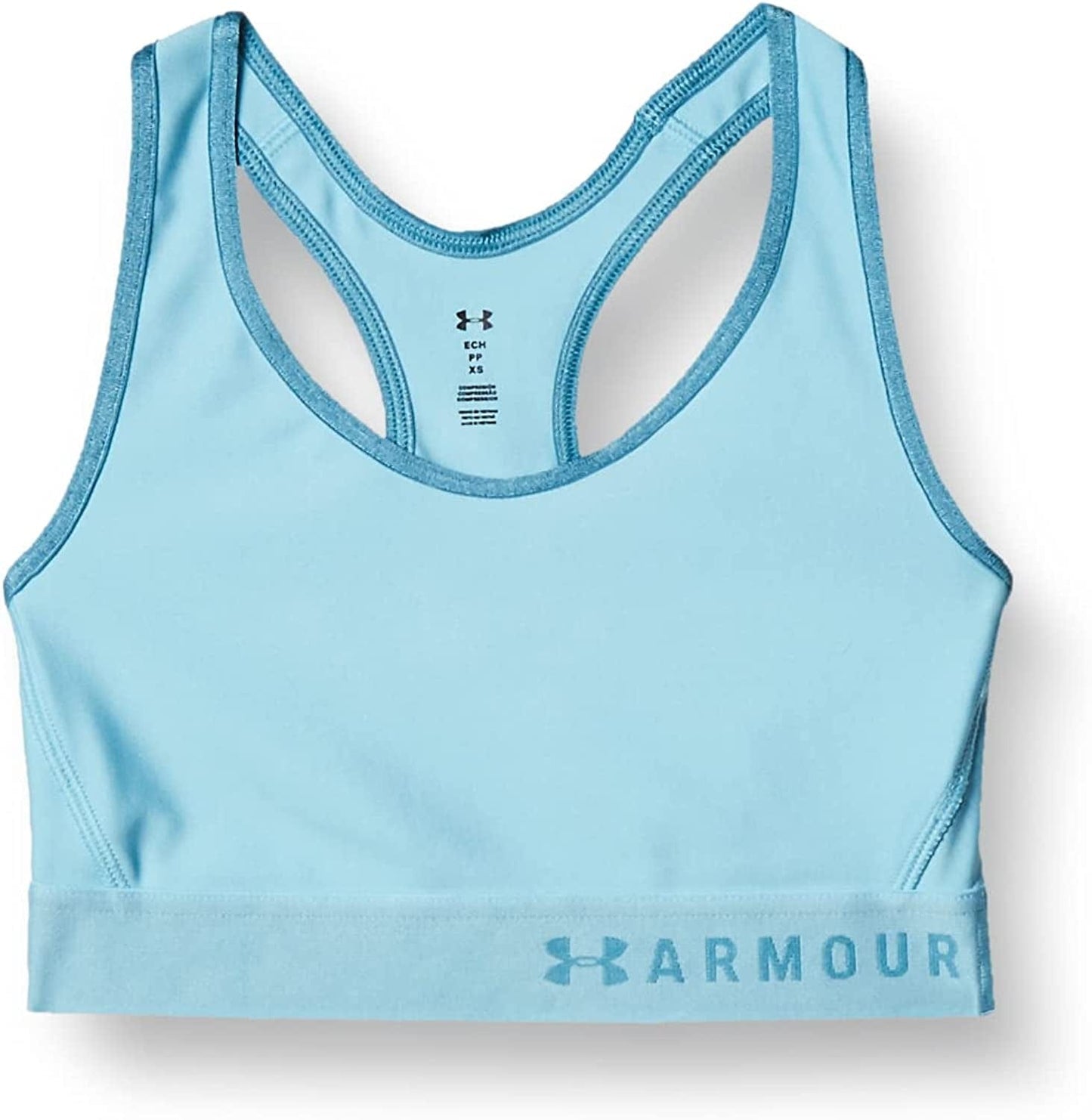 Women'S Mid Keyhole Sports Bra Opal Blue (293)/Metallic Silver / X-Small
