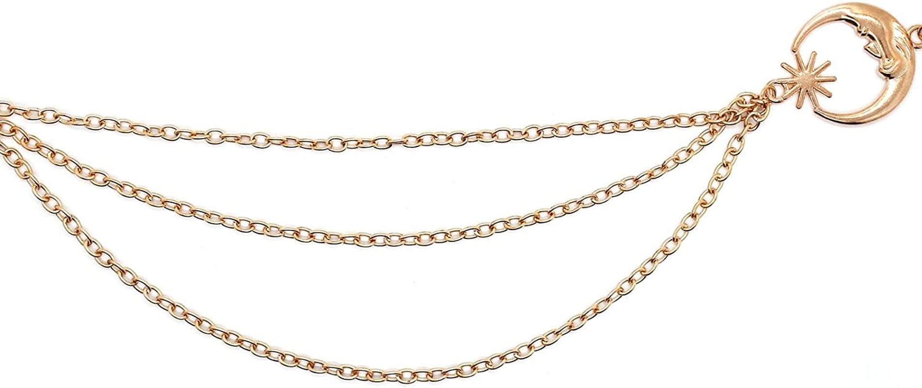 Women’S Moon Sun Metal Link Waist Chain Belts Dress Belt Rave Body Jewelries Skirt Jeans Accessories Apparel & Accessories > Jewelry > Body Jewelry Ralcosuss