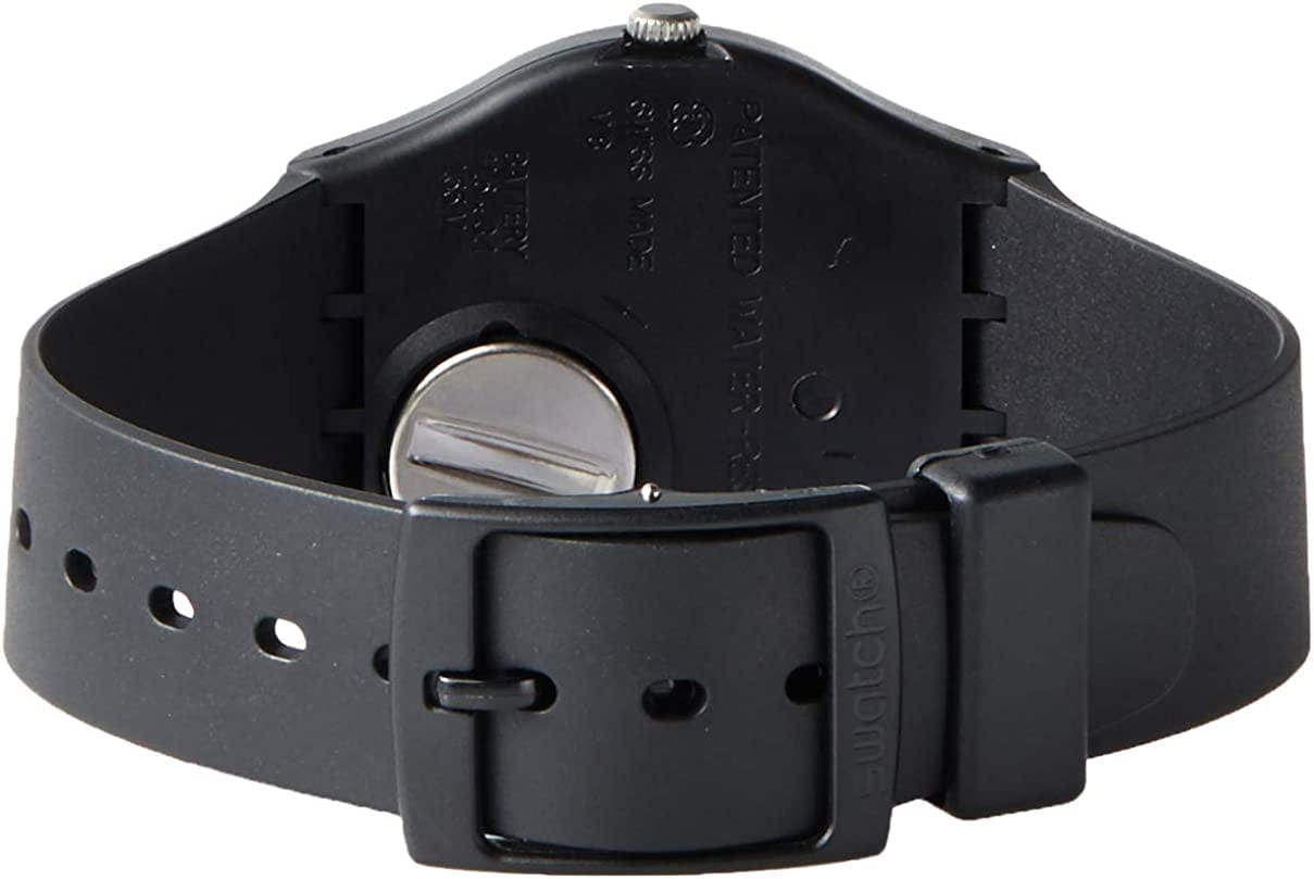 Women'S None Quartz Silicone Strap, Black, 19 Casual Watch (Model: GB743)