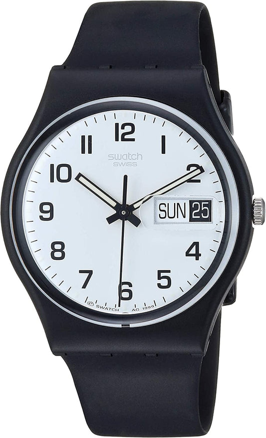 Women'S None Quartz Silicone Strap, Black, 19 Casual Watch (Model: GB743)