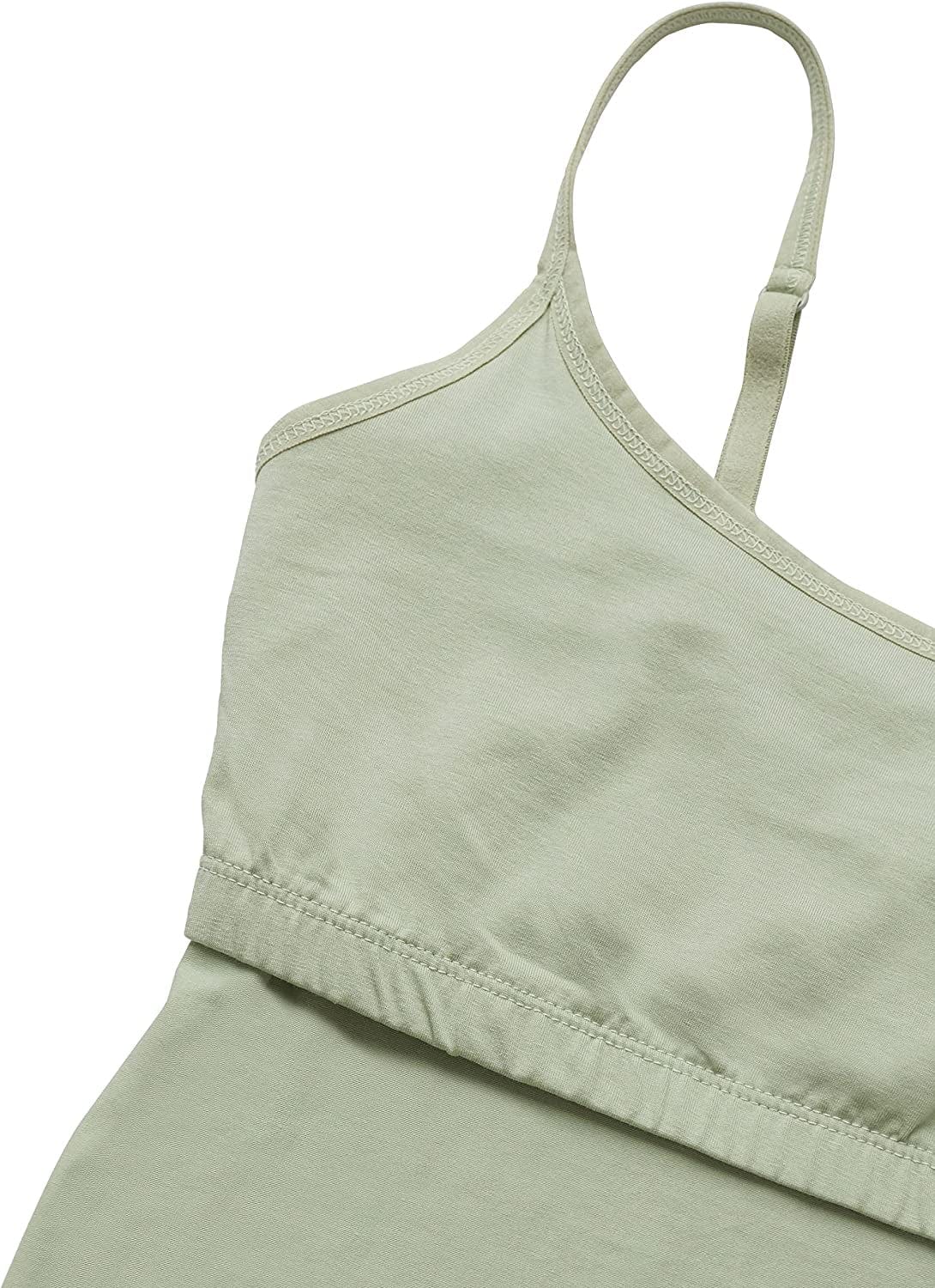 Women'S Organic Cotton Camisole Tank Top with Built-In Shelf Bra