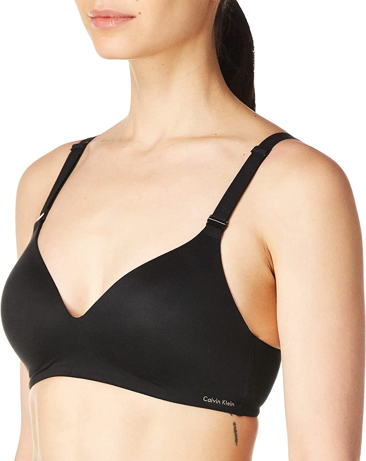 Women'S Perfectly Fit Wirefree Lounge Bra Black / X-Small