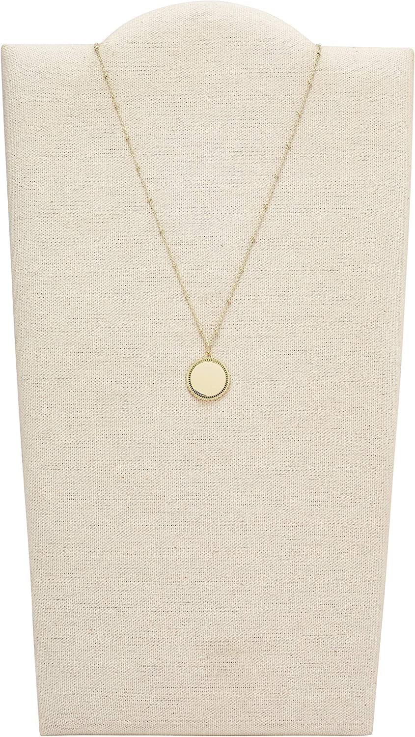 Women'S Plated Stainless Steel Engravable Personalized Gift Pendant Chain Necklace