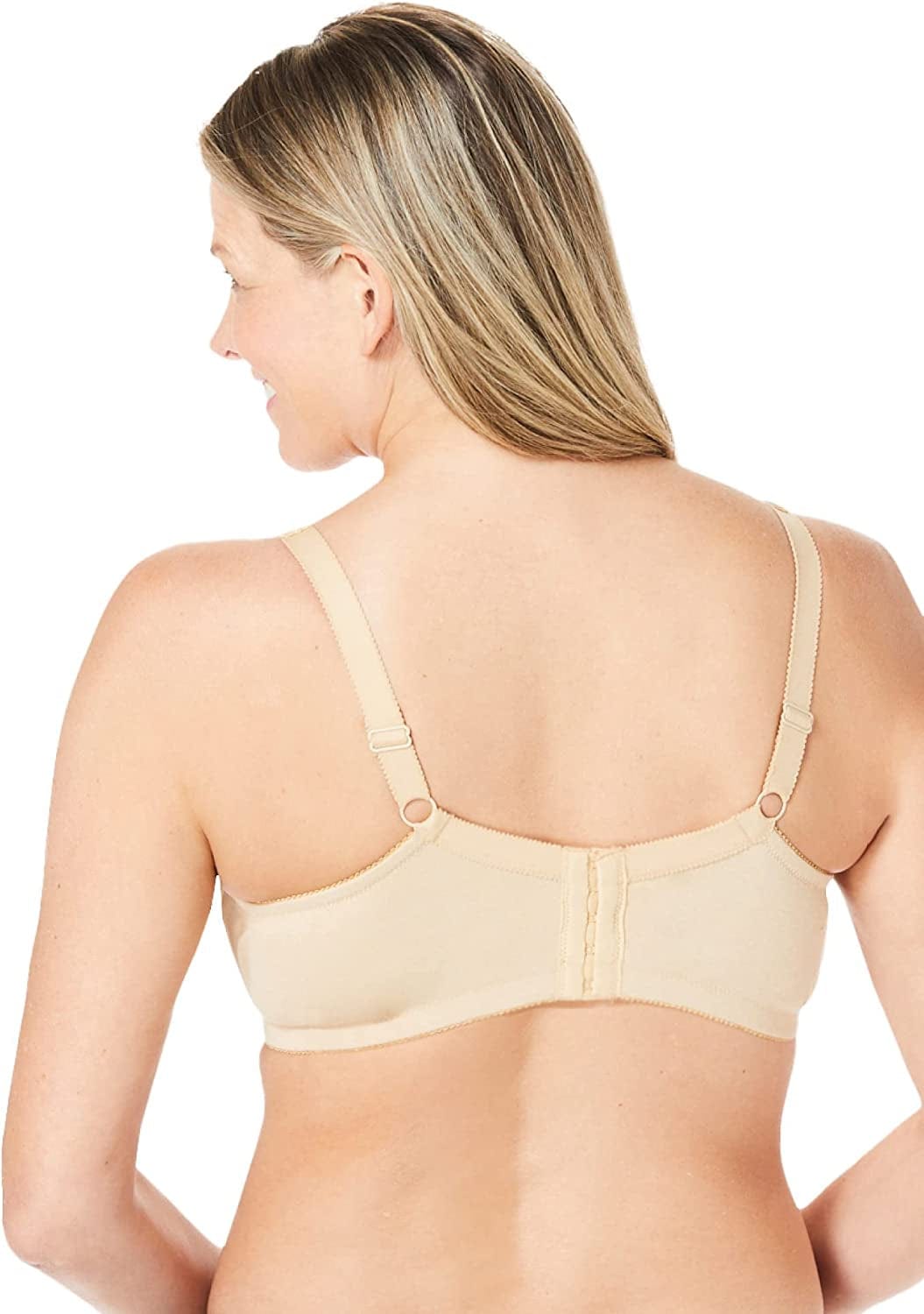 Women'S plus Size Cotton Wireless Bra