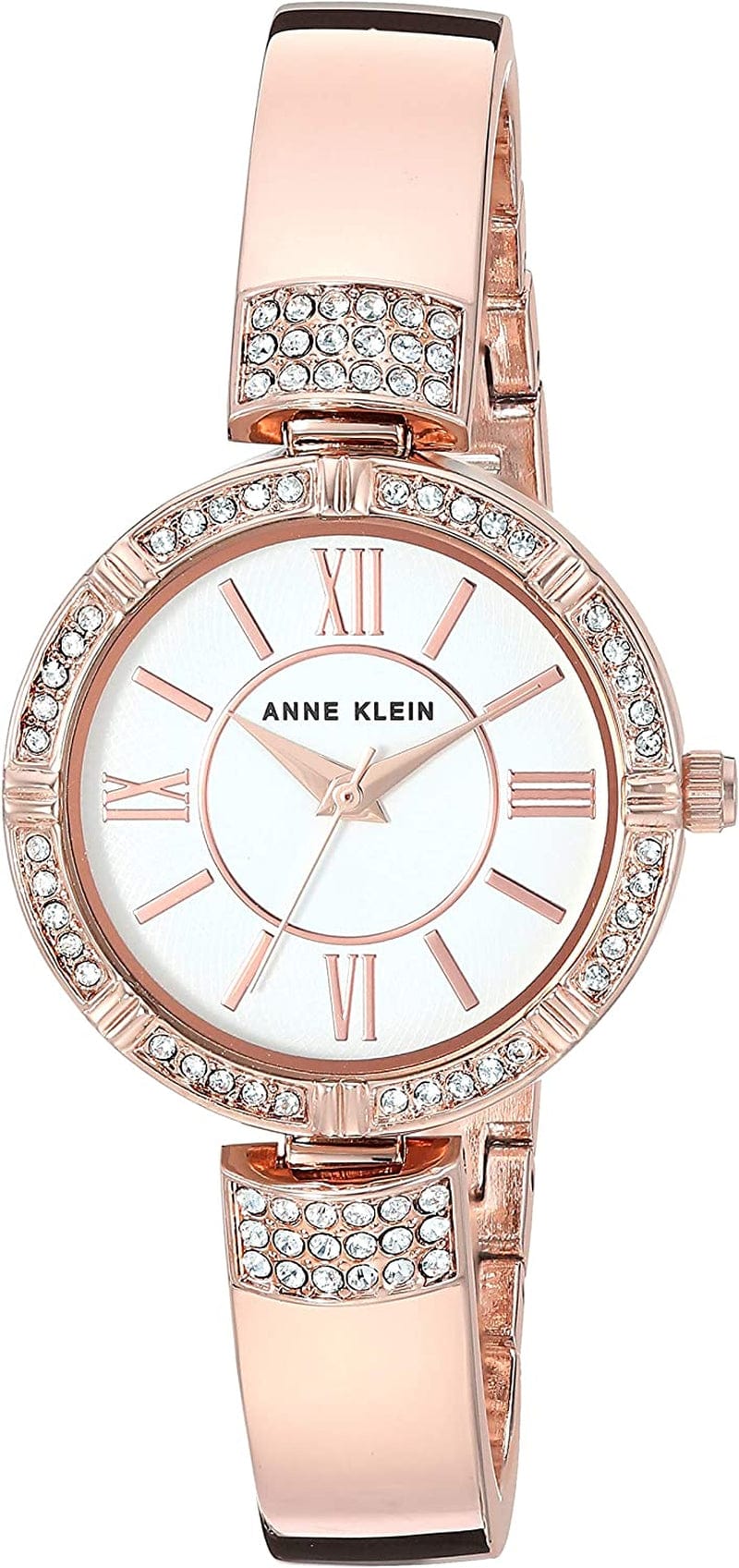 Women'S Premium Crystal Accented Watch and Bracelet Set