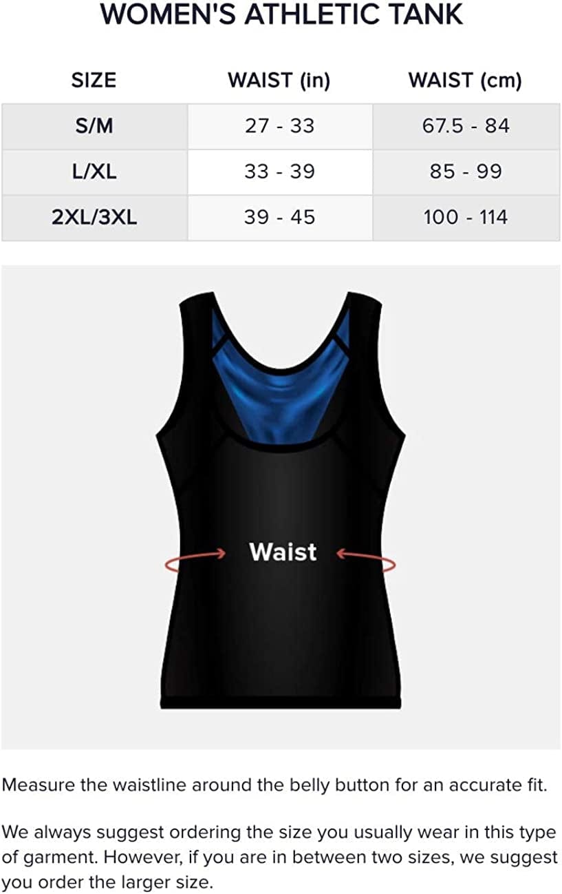 Women'S Premium Workout Tank Top Slimming Polymer Sauna Vest