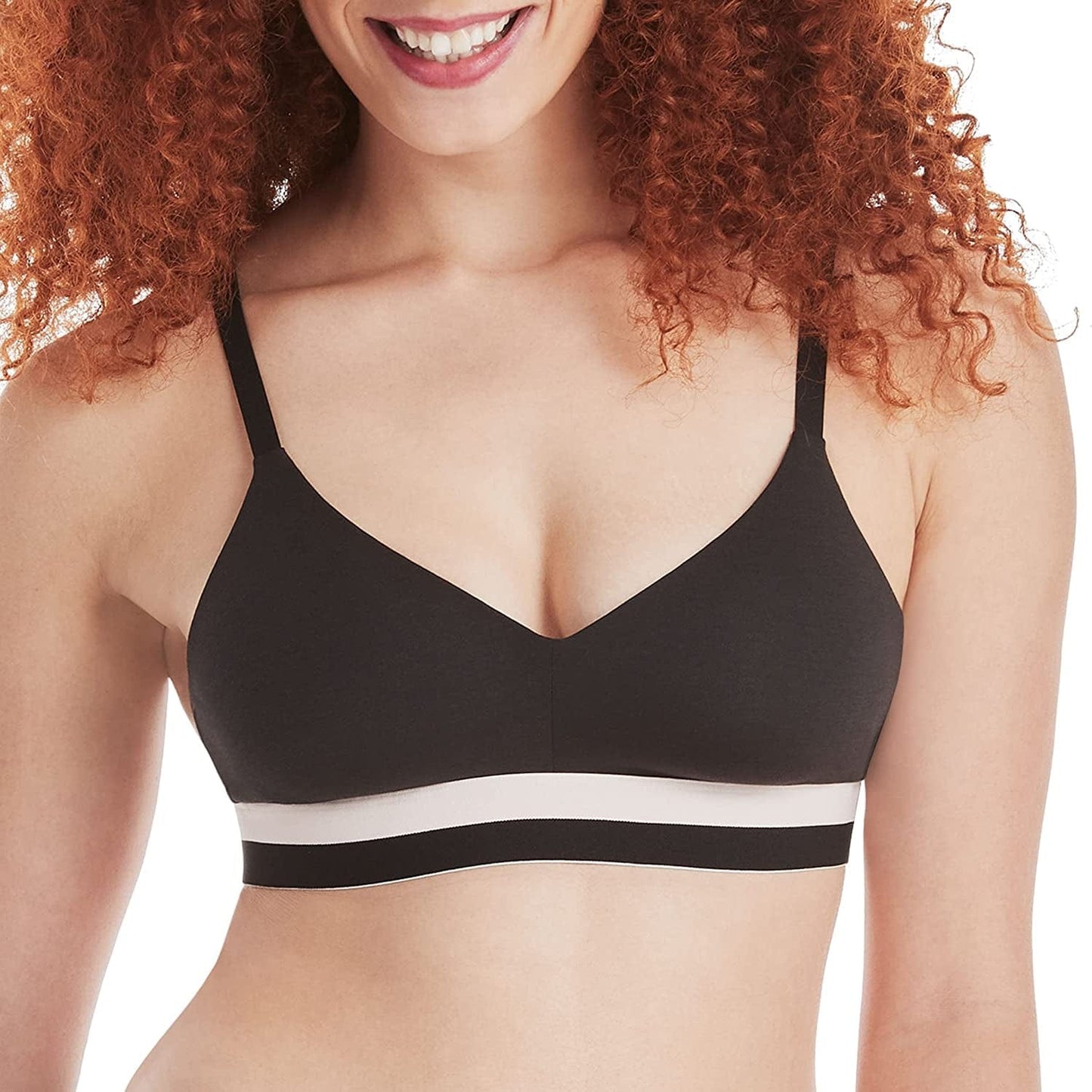Women'S Push-Up T-Shirt Wireless Bra, Comfortflex Fit, Eco Soft, Sizes S-2X+ Black / Small