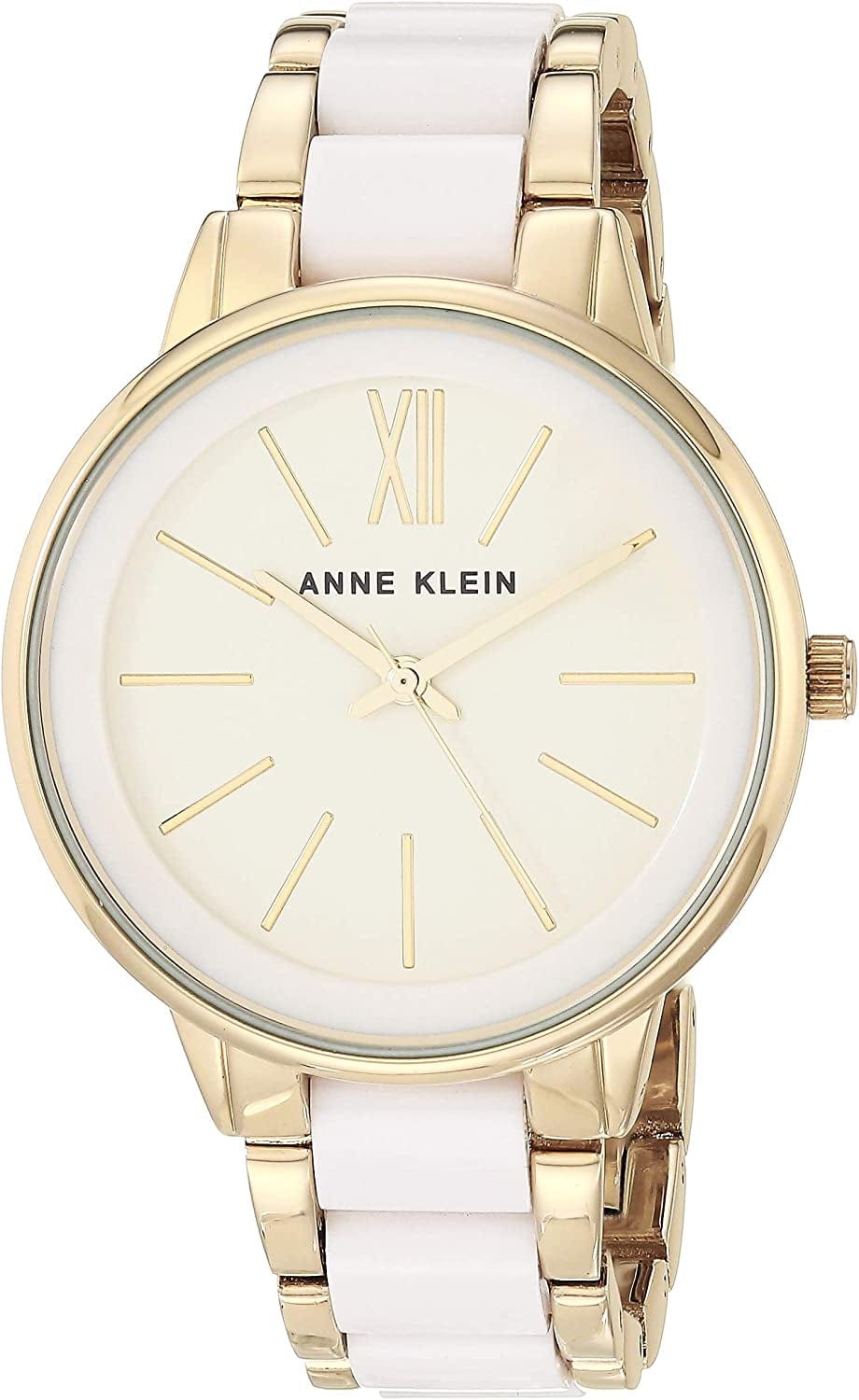 Women'S Resin Bracelet Watch White/Gold
