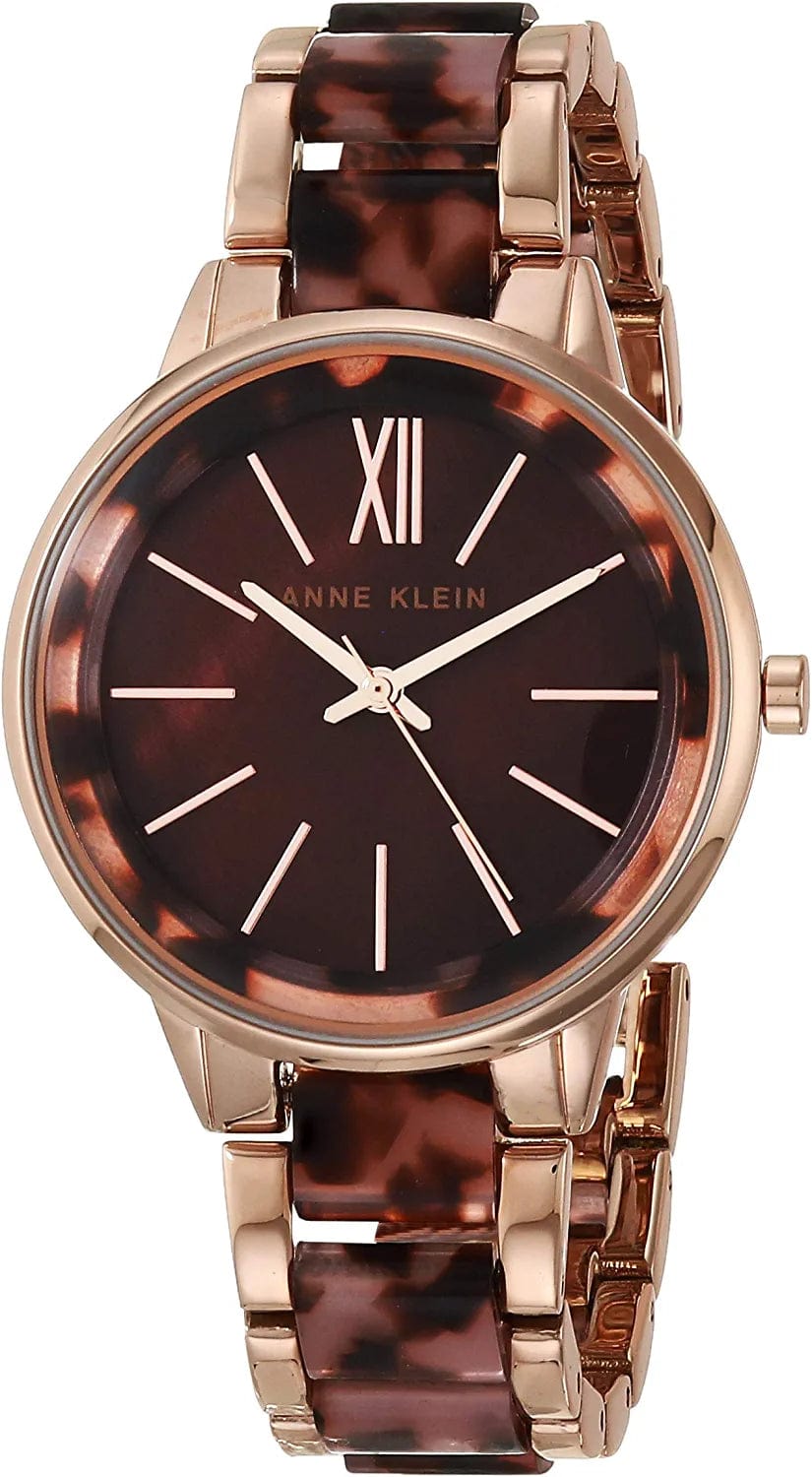 Women'S Resin Bracelet Watch Tort/Rose Gold