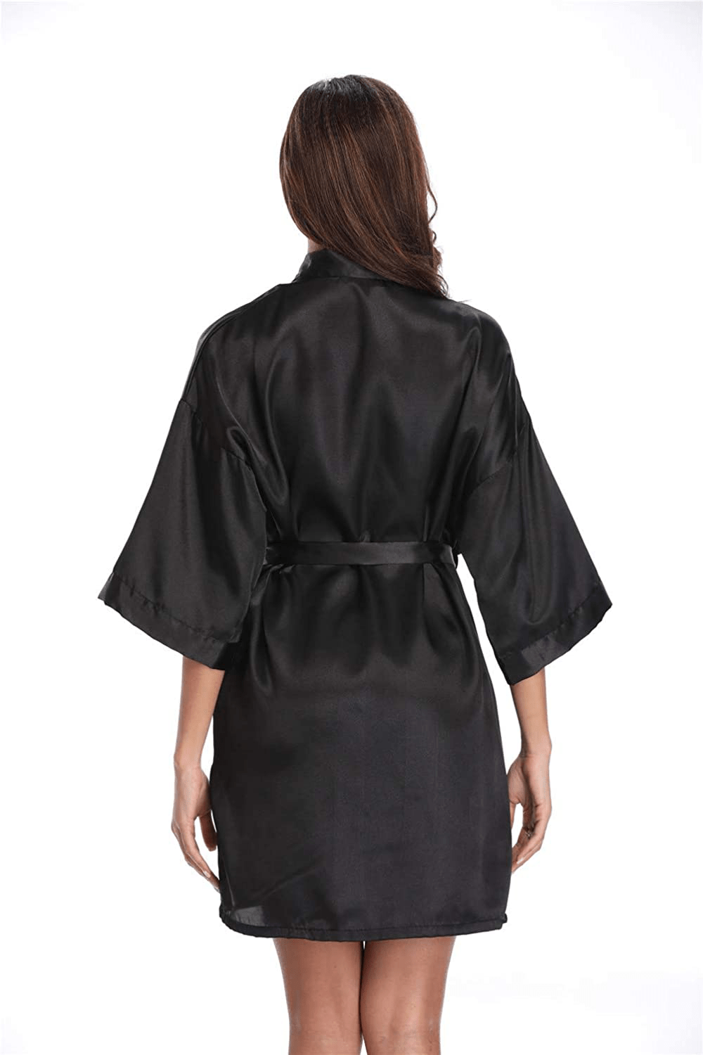 Women'S Satin Kimono Robes Bridesmaid Wedding Robes Silky Bathrobes Summer Loungewear Apparel & Accessories > Clothing > Sleepwear & Loungewear > Robes MissNina