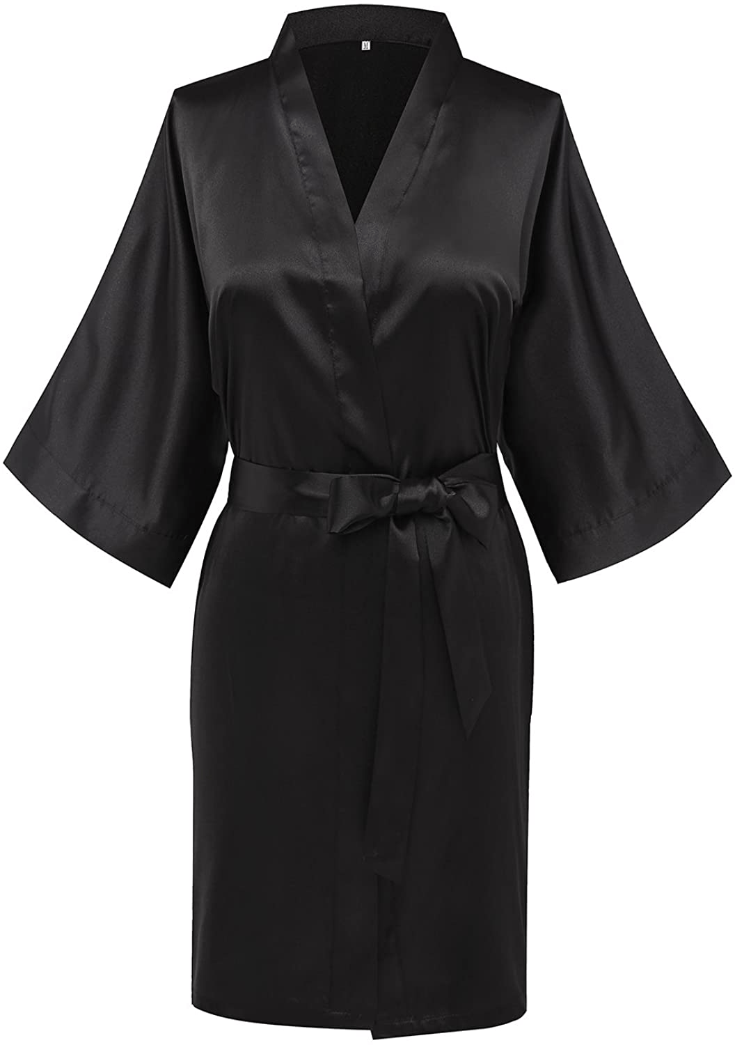 Women'S Satin Kimono Robes Bridesmaid Wedding Robes Silky Bathrobes Summer Loungewear Apparel & Accessories > Clothing > Sleepwear & Loungewear > Robes MissNina