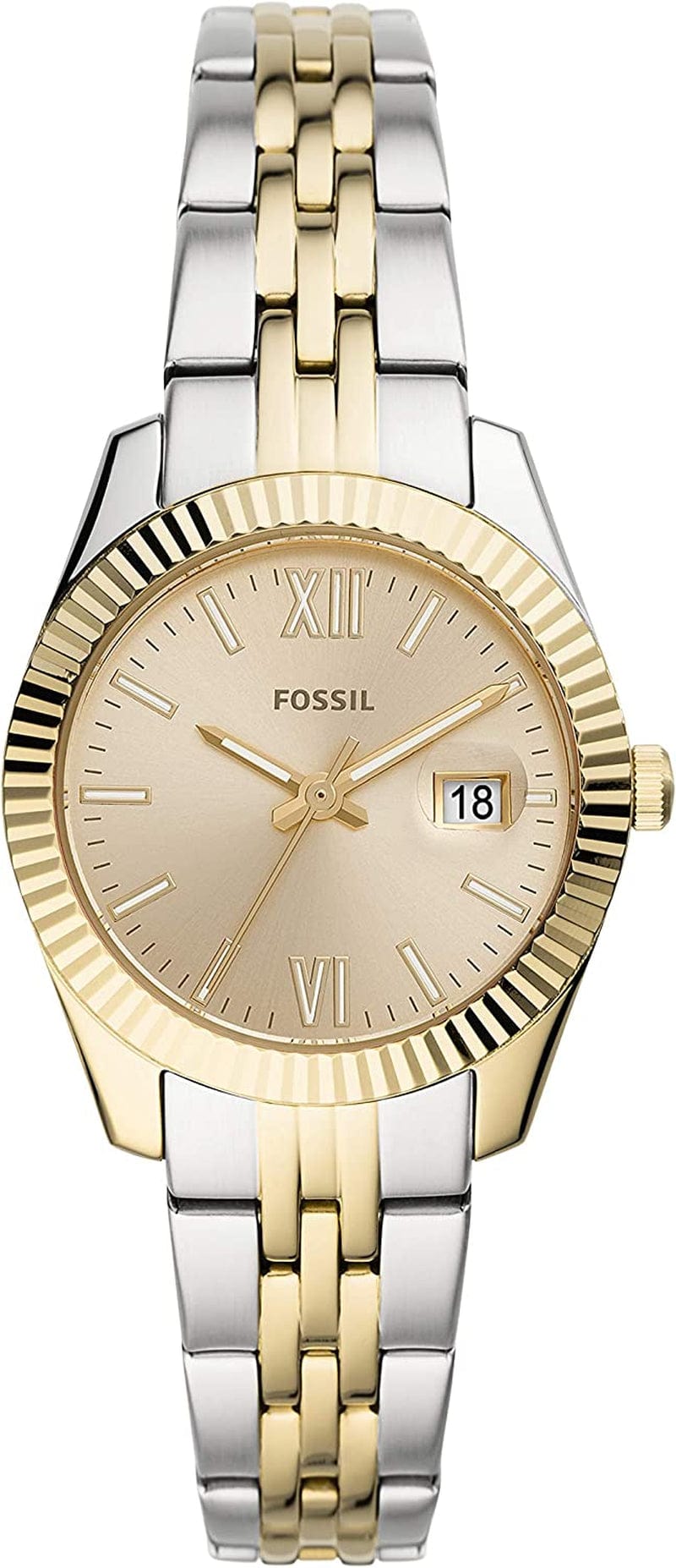 Women'S Scarlette Stainless Steel Quartz Watch Silver/Gold