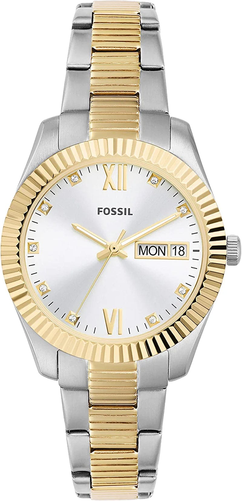 Women'S Scarlette Stainless Steel Quartz Watch Gold/Silver