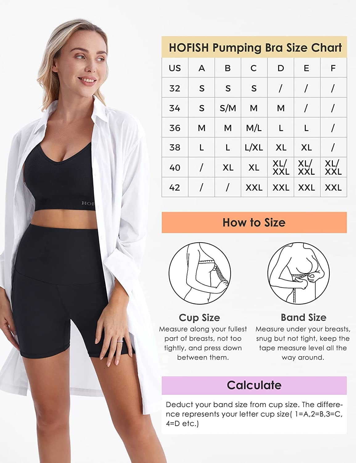 Women'S Seamless Hands Free Pumping Bra Maternity Nursing & Everyday Bras Fits Lansinoh, Philips Avent, Spectra,Etc.