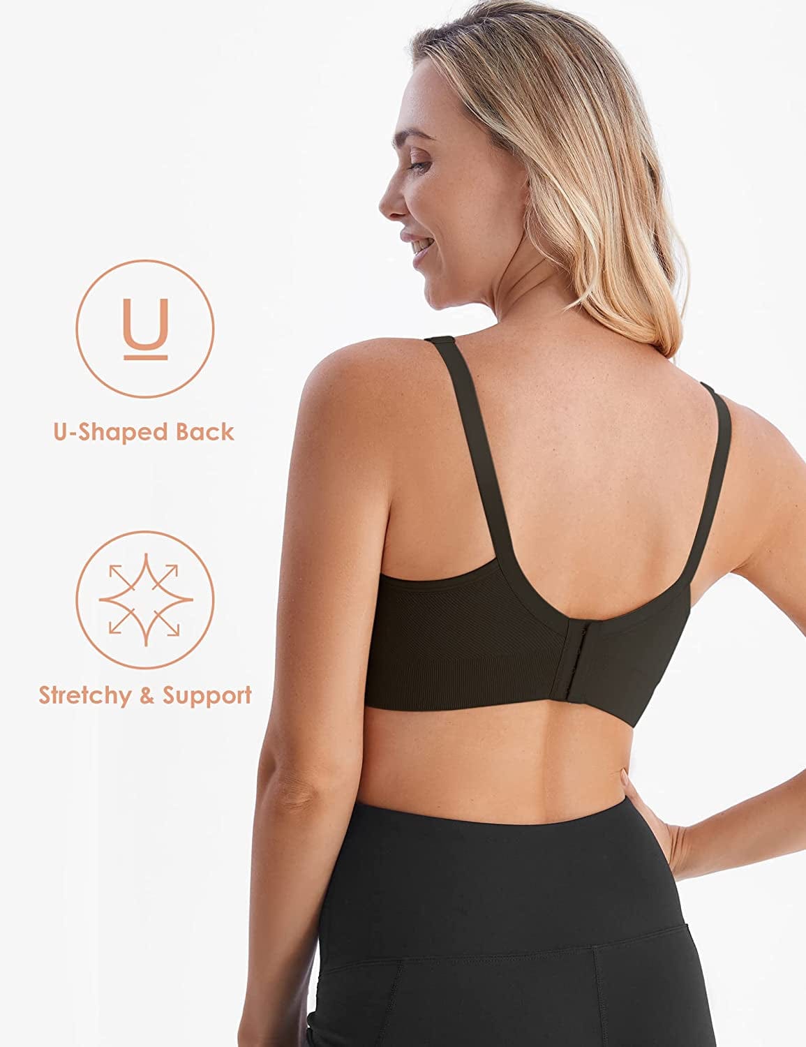 Women'S Seamless Hands Free Pumping Bra Maternity Nursing & Everyday Bras Fits Lansinoh, Philips Avent, Spectra,Etc.