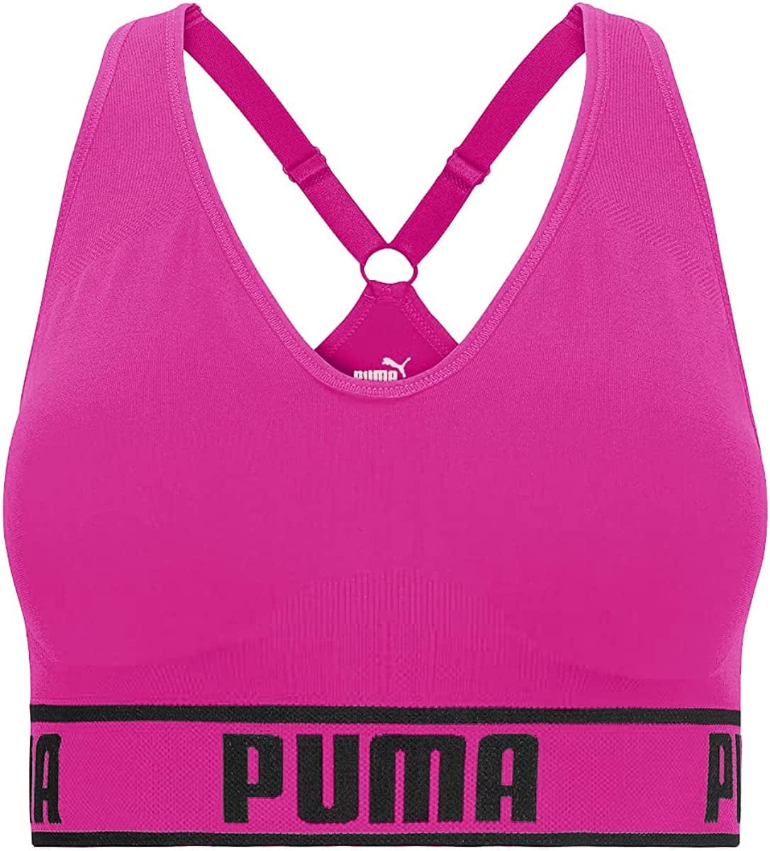 Women'S Seamless Sports Bra Dark Pink / Medium