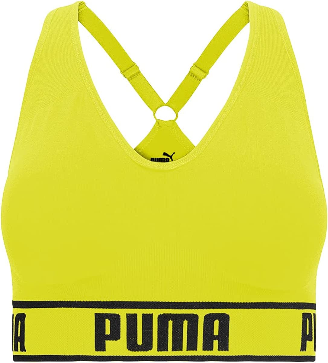 Women'S Seamless Sports Bra Bright Yellow / Small