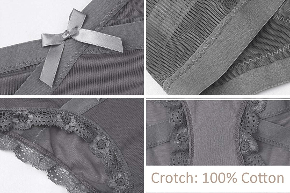 Women’S Seamless Underwears Panties Sexy Lace Hipster Bikini Thong Briefs Panty Underwear for Women Apparel & Accessories > Clothing > Underwear & Socks > Underwear Generic