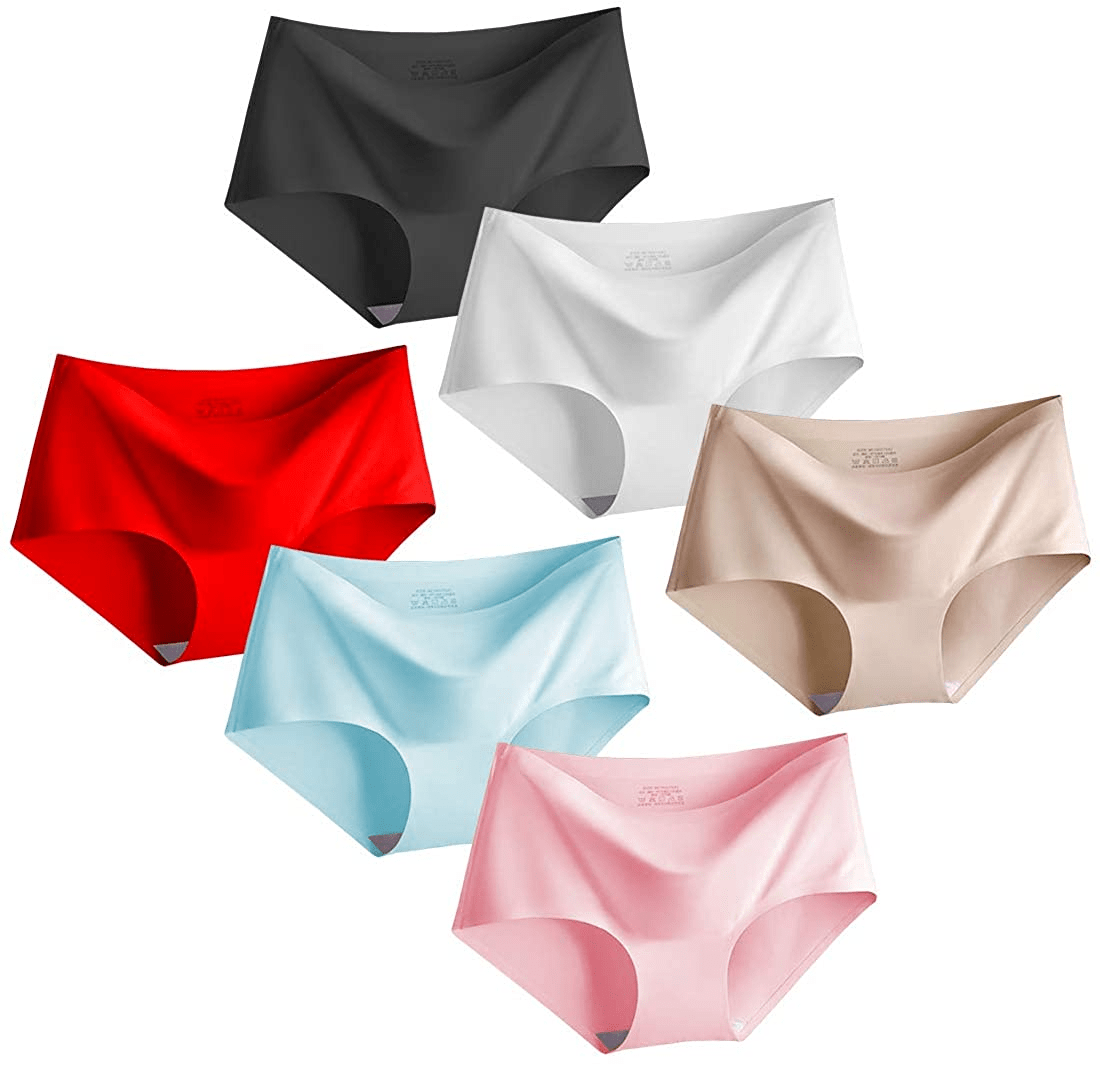 Women’S Seamless Underwears Panties Sexy Lace Hipster Bikini Thong Briefs Panty Underwear for Women Apparel & Accessories > Clothing > Underwear & Socks > Underwear Generic Brief – 6 Pack – Multicolor Large