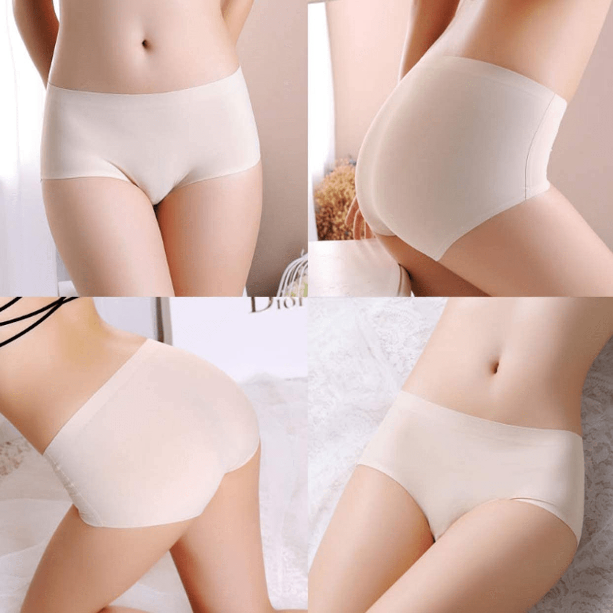 Women’S Seamless Underwears Panties Sexy Lace Hipster Bikini Thong Briefs Panty Underwear for Women Apparel & Accessories > Clothing > Underwear & Socks > Underwear Generic