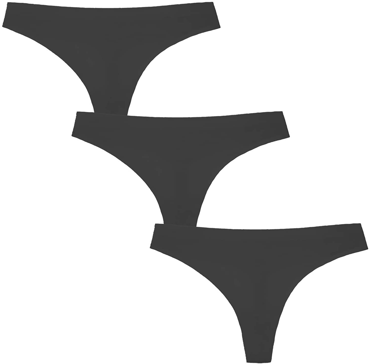 Women’S Seamless Underwears Panties Sexy Lace Hipster Bikini Thong Briefs Panty Underwear for Women Apparel & Accessories > Clothing > Underwear & Socks > Underwear Generic Thong – 3 Pack – Black Small