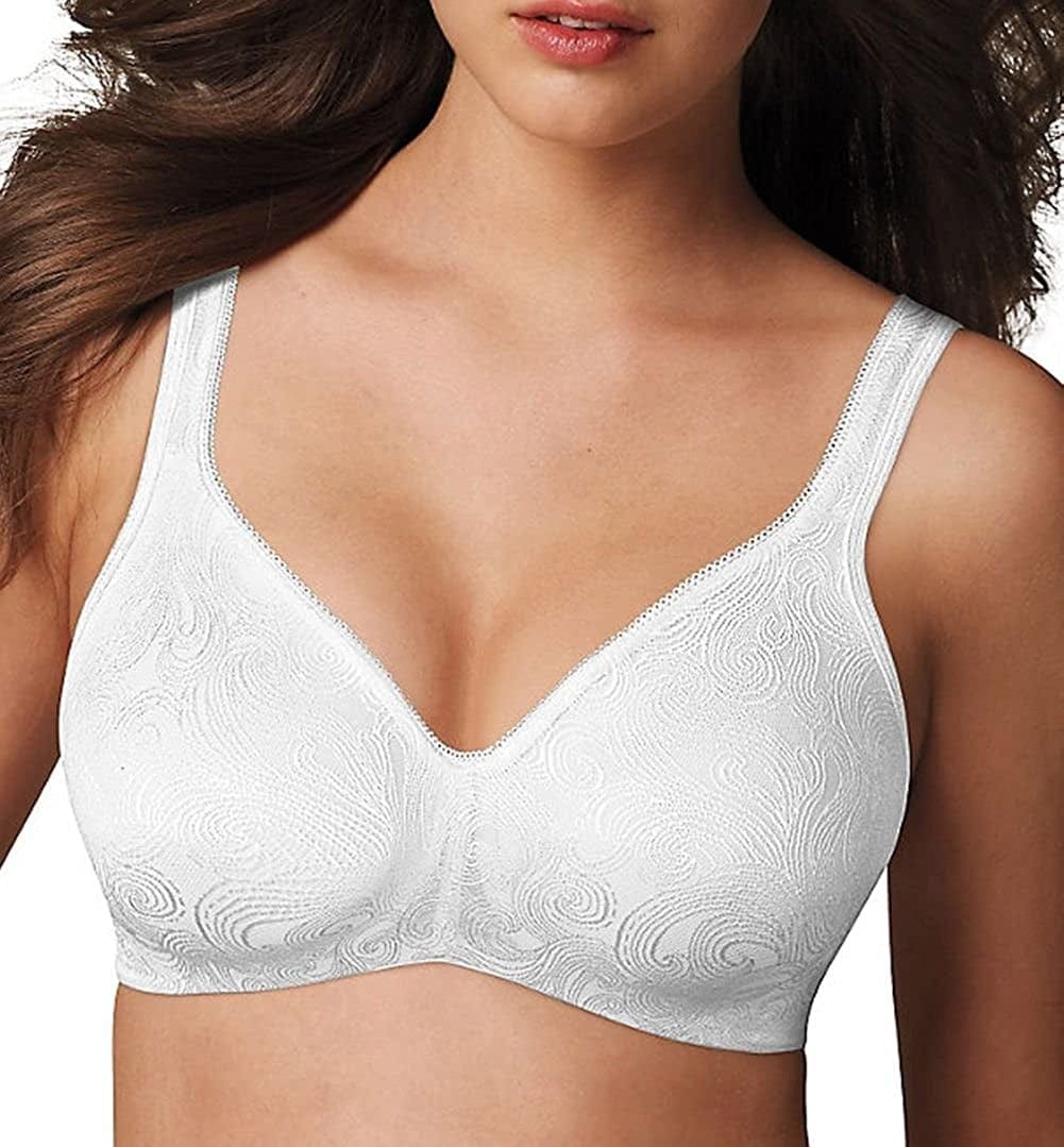 Women'S Secrets Undercover Slimming Underwire Full Coverage Bra (4T88) White Jacquard / 42B