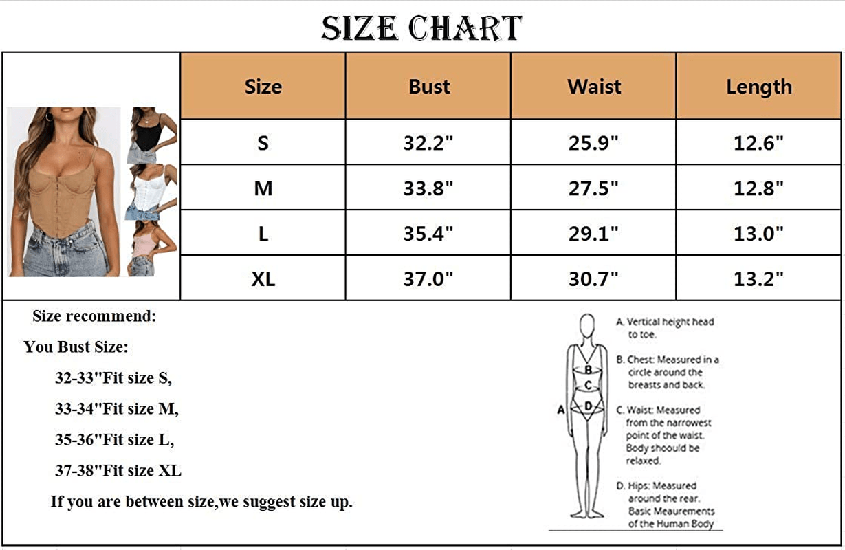 Women'S Sexy Push up Bustiers Corsets Crop Tops Strapless Slim Tank Top Bodice Y2K E-Girl Clubwear Party Outwear Apparel & Accessories > Clothing > Underwear & Socks > Lingerie REDWOON