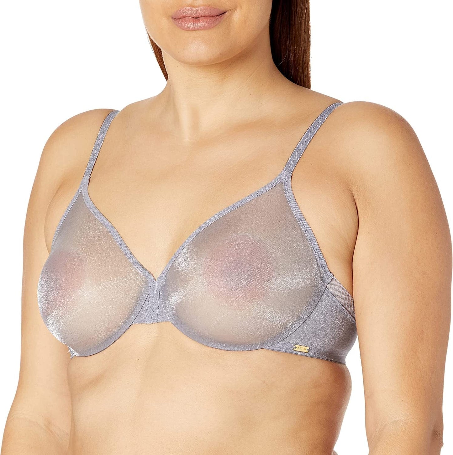 Women'S Sheer Molded Bra Silver / 36D