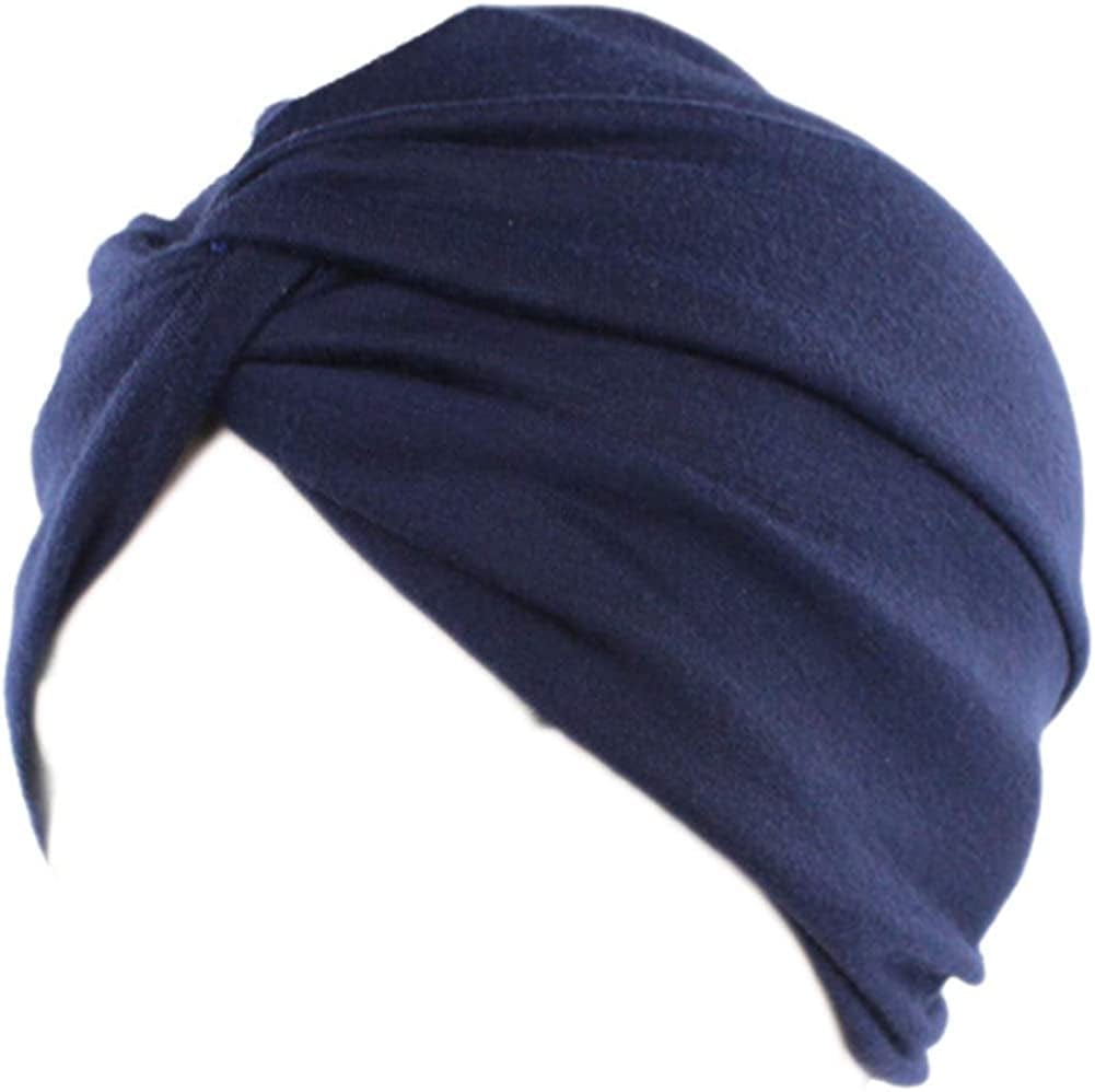 Women'S Sleep Soft Turban Pre Tied Cotton India Chemo Cap Beanie Turban Headwear Apparel & Accessories > Clothing Accessories > Headwear Hcimooy