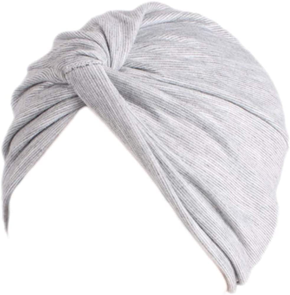 Women'S Sleep Soft Turban Pre Tied Cotton India Chemo Cap Beanie Turban Headwear Apparel & Accessories > Clothing Accessories > Headwear Hcimooy