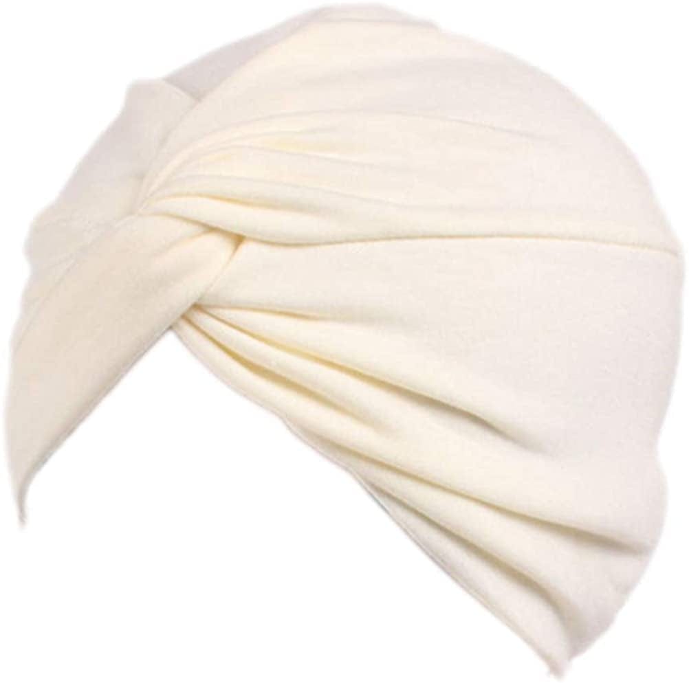 Women'S Sleep Soft Turban Pre Tied Cotton India Chemo Cap Beanie Turban Headwear Apparel & Accessories > Clothing Accessories > Headwear Hcimooy