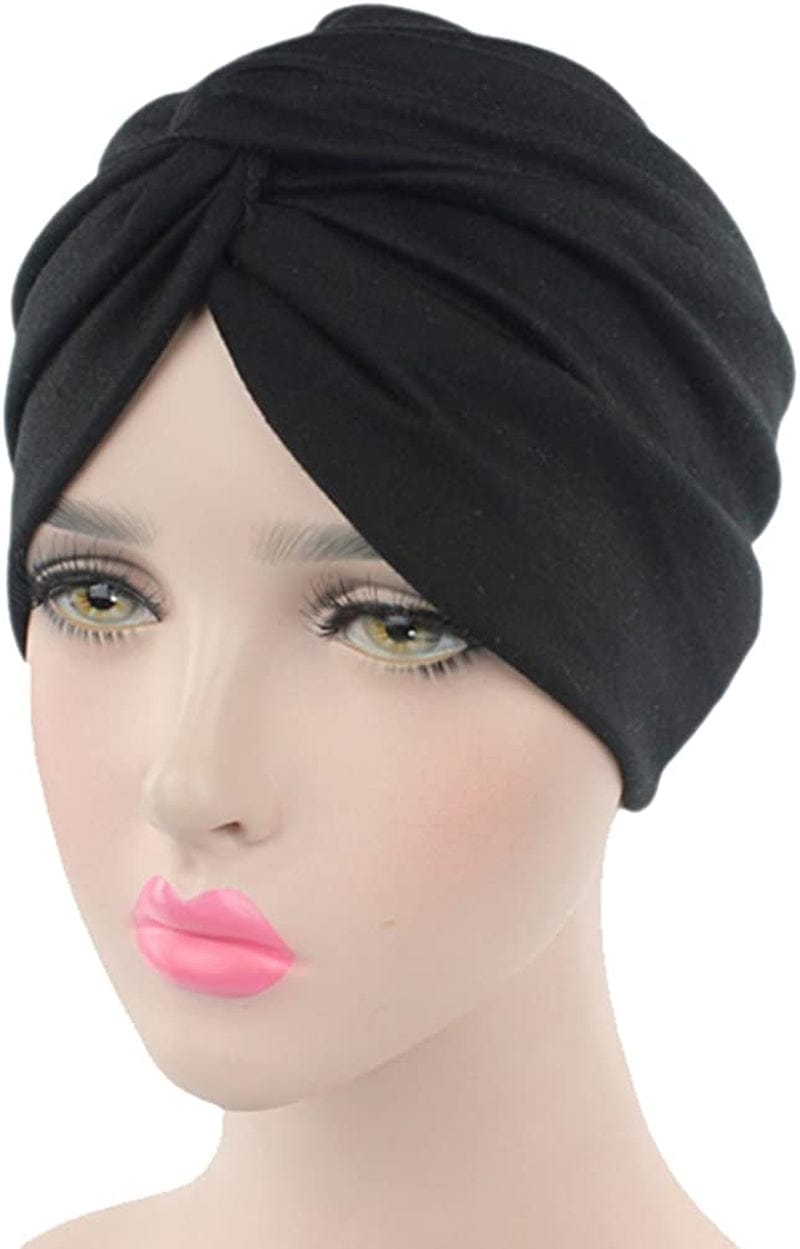 Women'S Sleep Soft Turban Pre Tied Cotton India Chemo Cap Beanie Turban Headwear Apparel & Accessories > Clothing Accessories > Headwear Hcimooy