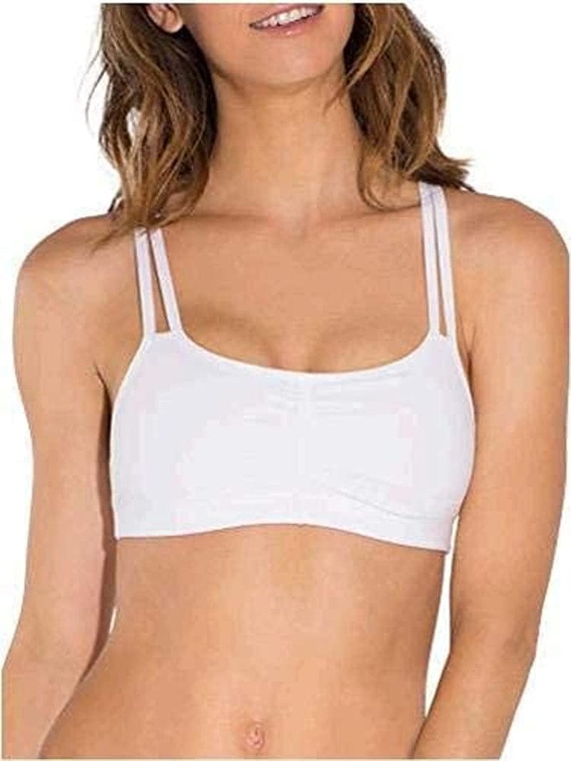 Women'S Spaghetti Strap Cotton Pullover Sports Bra Assorted/Multicolor / 3 / 36