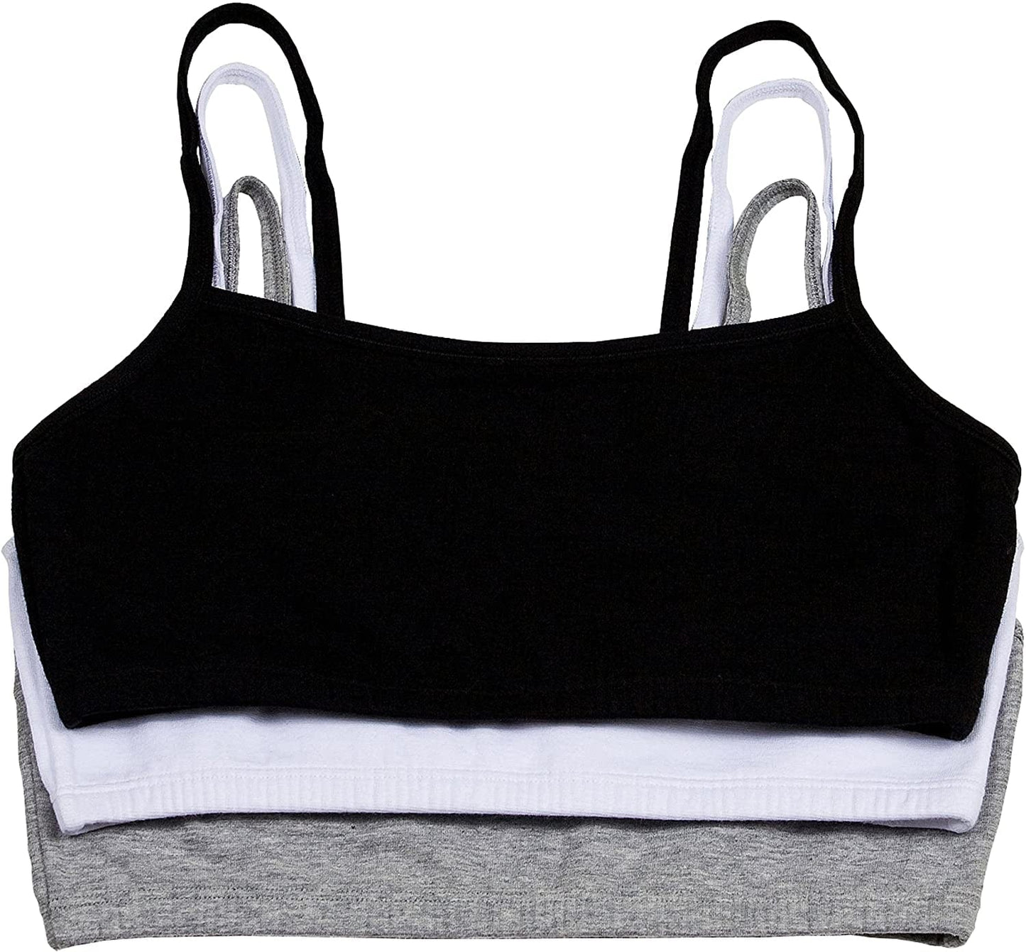 Women'S Spaghetti Strap Cotton Pullover Sports Bra