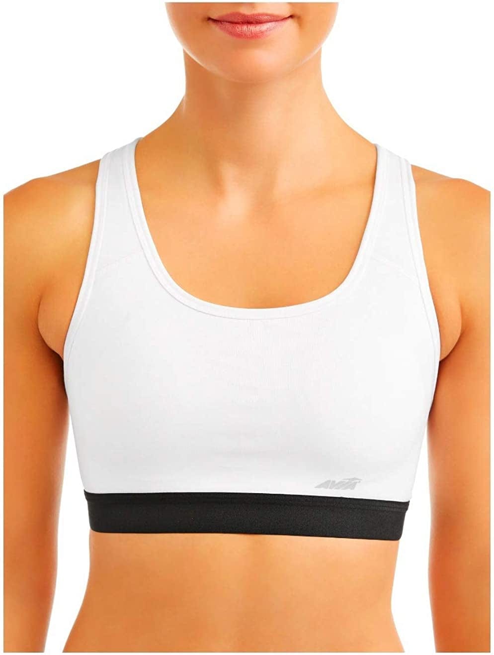 Women'S Sports Bra White Medium Support Racerback / Small