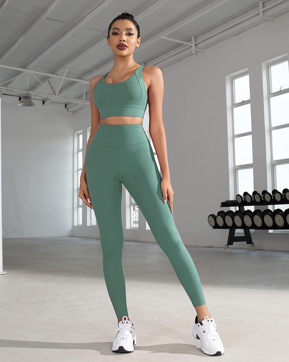 Women'S Sports Bra Padded Workout Shirts Shock-Absorbing Bra Yoga Tank Top Fitness Bra