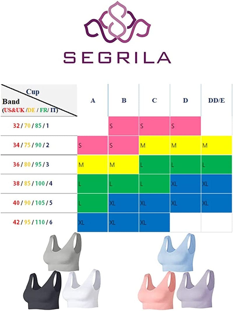 Women’S Sports Bra Ribbed Seamless Medium Support Workout Yoga Bras with Removable Pads