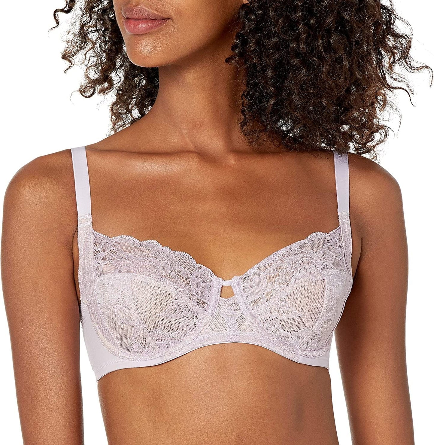 Women'S Statement Full Figure Underwire Bra Lilac Frost/Light Mocha / 34G